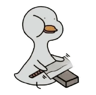 🦆 emoji Ducky 🦆 Telegram sticker 14 of 55