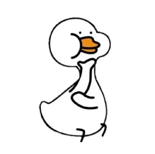 💭 emoji Ducky 🦆 Telegram sticker 17 of 55
