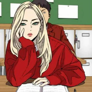 👠 emoji Shelly @stiker_webtoon Telegram sticker 15 of 23