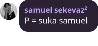 Sticker from Sam