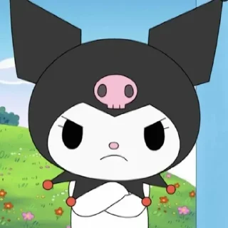 Sticker from melody kuromi??!!!!!!