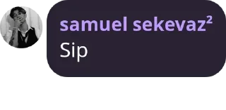 Sticker from Sam