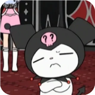 Sticker from Kuromi × Melody