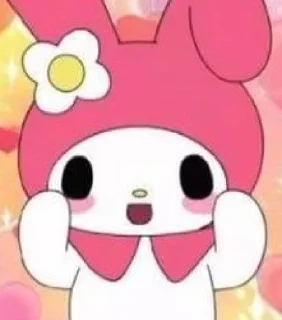💈 emoji Kuromi & My Melody // @ZoldyckStickers Telegram sticker 23 of 41