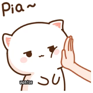 🍥 emoji Mochi Mochi Peach Cat by @wontae Telegram sticker 11 of 73