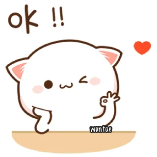 🍥 emoji Mochi Mochi Peach Cat by @wontae Telegram sticker 8 of 73