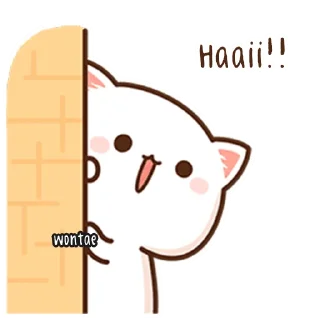 🍥 emoji Mochi Mochi Peach Cat by @wontae Telegram sticker 14 of 73