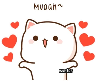 🍥 emoji Mochi Mochi Peach Cat by @wontae Telegram sticker 19 of 73