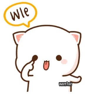 🍥 emoji Mochi Mochi Peach Cat by @wontae Telegram sticker 7 of 73