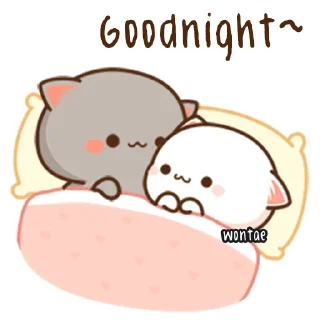 🍥 emoji Mochi Mochi Peach Cat by @wontae Telegram sticker 17 of 73