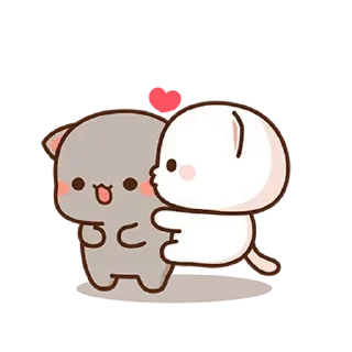 😚 emoji Peach and Goma @PeachLovesGoma Telegram sticker 6 of 33