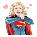 Sticker from Superman