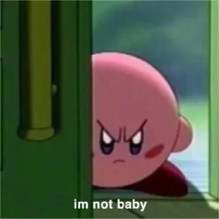 😠 emoji kirby! Telegram sticker 23 of 116