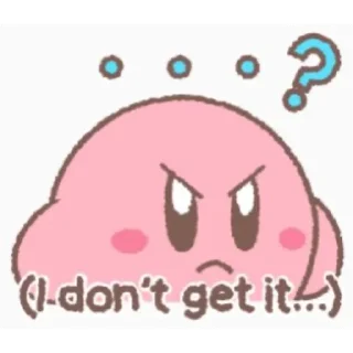 😠 emoji kirby! Telegram sticker 10 of 116