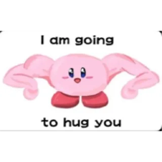 💪 emoji kirby! Telegram sticker 13 of 116
