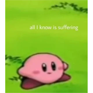 😐 emoji kirby! Telegram sticker 22 of 116
