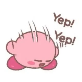 😁 emoji kirby! Telegram sticker 9 of 116