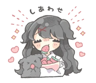 🧁 emoji mwaa ` with love @taokixd Telegram sticker 24 of 40