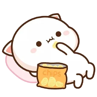🍟 emoji Peach Goma Cats @PeachLovesGoma Telegram sticker 11 of 120