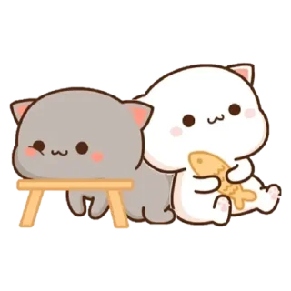 🙂 emoji Peach Goma Cats @PeachLovesGoma Telegram sticker 23 of 120