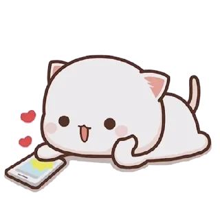 Sticker from Peach Goma Cats @PeachLovesGoma