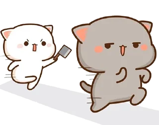 🏃 emoji Peach Goma Cats @PeachLovesGoma Telegram sticker 21 of 120
