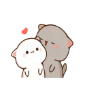 ❤️ emoji Peach & Goma @PeachLovesGoma Telegram sticker 21 of 25