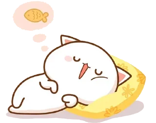 😌 emoji Peach Goma Cats @PeachLovesGoma Telegram sticker 20 of 120