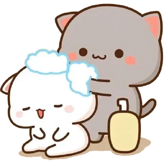 🧖‍♀ emoji Peach Goma Cats @PeachLovesGoma Telegram sticker 18 of 120