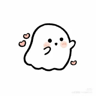 🤩 emoji @couples4ever 👻 GHOSTY 👻✨ Telegram sticker 7 of 44