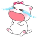 😭 emoji Melody Cat Telegram sticker 19 of 35