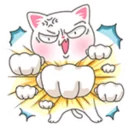 👊 emoji Melody Cat Telegram sticker 14 of 35