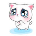 😢 emoji Melody Cat Telegram sticker 20 of 35