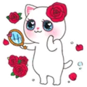 ☺️ emoji Melody Cat Telegram sticker 12 of 35