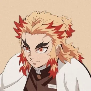 🔥 emoji Kyojuro Rengoku @stupidworm Telegram sticker 11 of 52