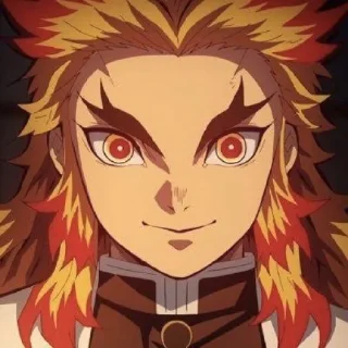 🔥 emoji Kyojuro Rengoku @stupidworm Telegram sticker 10 of 52