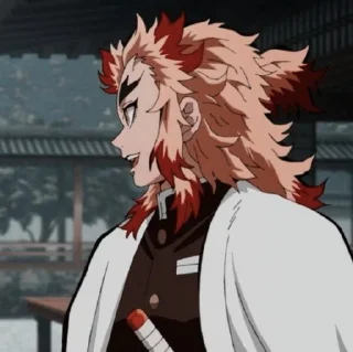 🔥 emoji Kyojuro Rengoku @stupidworm Telegram sticker 12 of 52