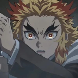 🔥 emoji Kyojuro Rengoku @stupidworm Telegram sticker 6 of 52