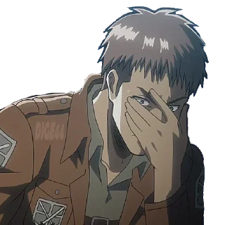 🙄 emoji Attack On Titan - @Otakuzdream Telegram sticker 14 of 100