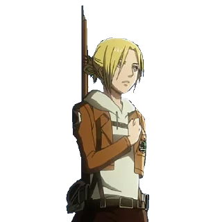 ✊ emoji Attack On Titan - @Otakuzdream Telegram sticker 3 of 100