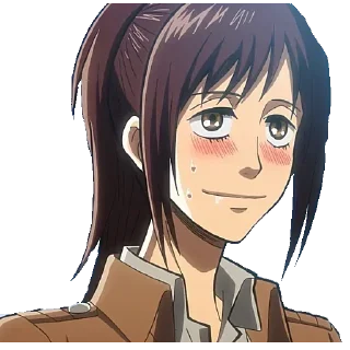 😚 emoji Attack On Titan - @Otakuzdream Telegram sticker 22 of 100