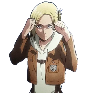 👊 emoji Attack On Titan - @Otakuzdream Telegram sticker 5 of 100