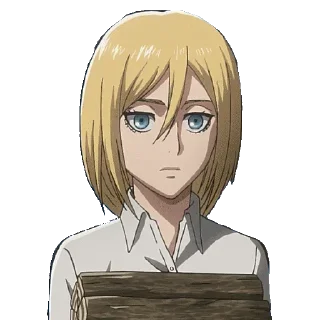 😐 emoji Attack On Titan - @Otakuzdream Telegram sticker 12 of 100