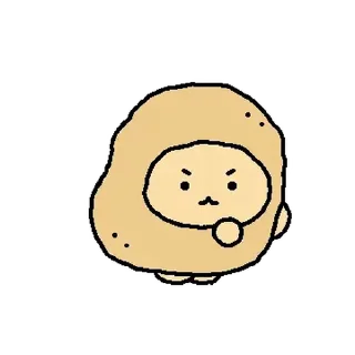 ⭐ emoji Broken Potatoes Telegram sticker 2 of 24