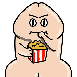 🍿 emoji 😊 Telegram sticker 13 of 18