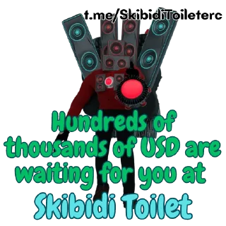 Sticker from Skibidi Toilet