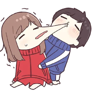 Sticker from Jersey-chan & Jersey-kun [@KawaiiStickersHere]