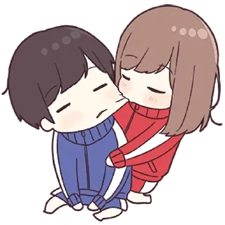 Sticker from Jersey-chan & Jersey-kun [@KawaiiStickersHere]