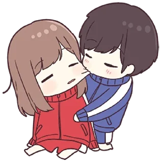 Sticker from Jersey-chan & Jersey-kun [@KawaiiStickersHere]