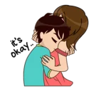 😚 emoji Lovely Navo - Cute, Romantic Sticker pack Telegram sticker 14 of 41